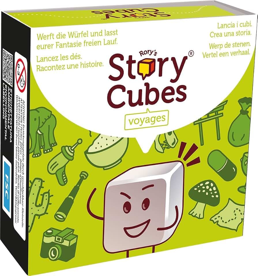 Asmodee, Rory's Story Cubes: Voyages, Familienspiel, Mehrsprachig
