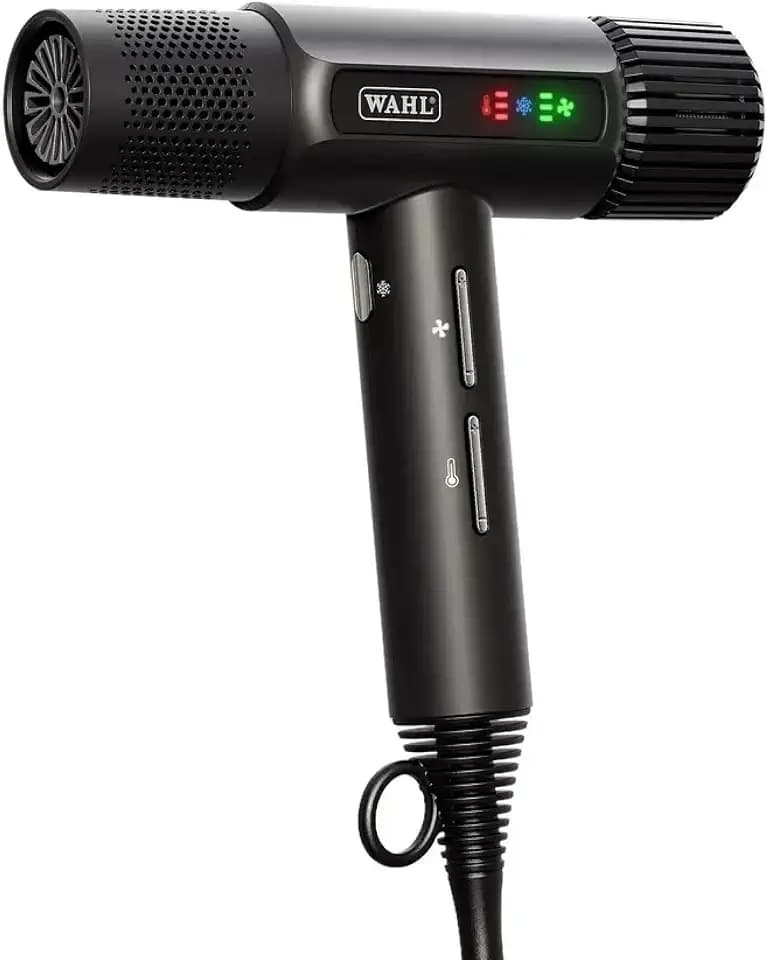 Wahl Vanquish, professioneller Haartrockner mit Düsen und Diffusor, Schwarz