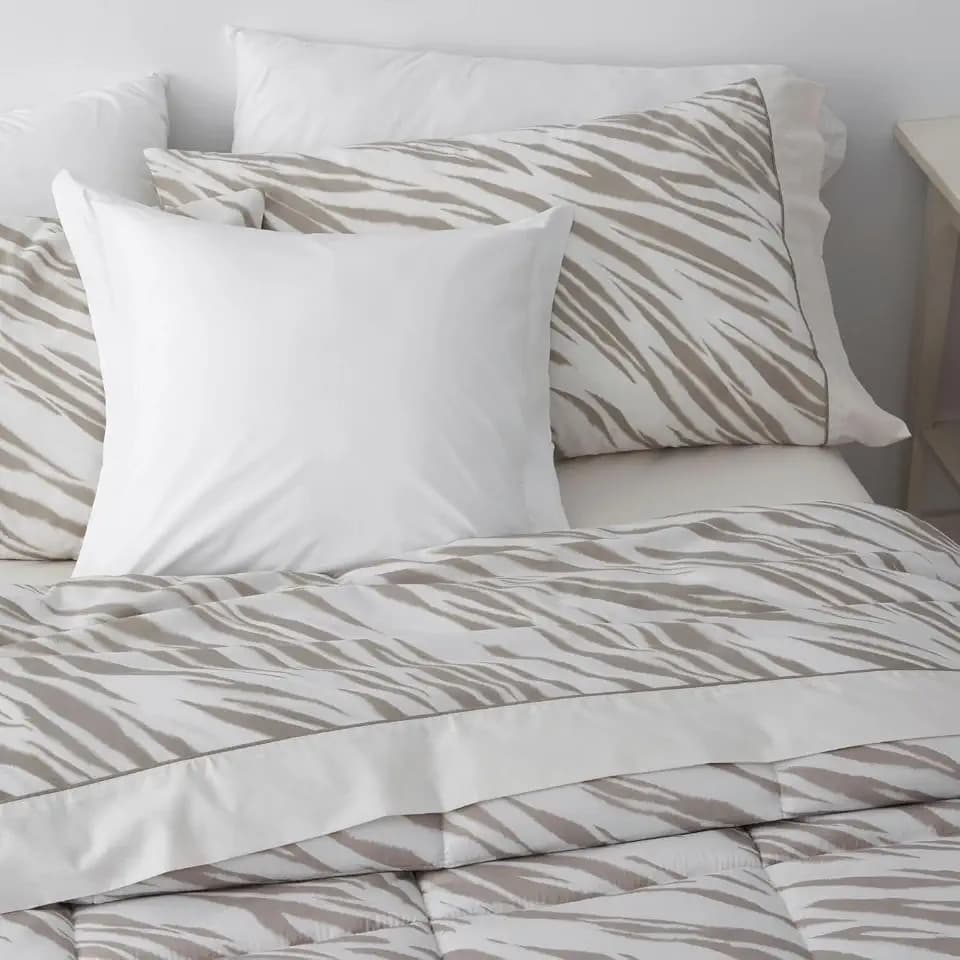 Burrito Blanco | Bettwäsche-Set, 180 cm breite Betten (+ verfügbare Größen) | Design 050 | Farbe Moka (180 x 190/200 cm)