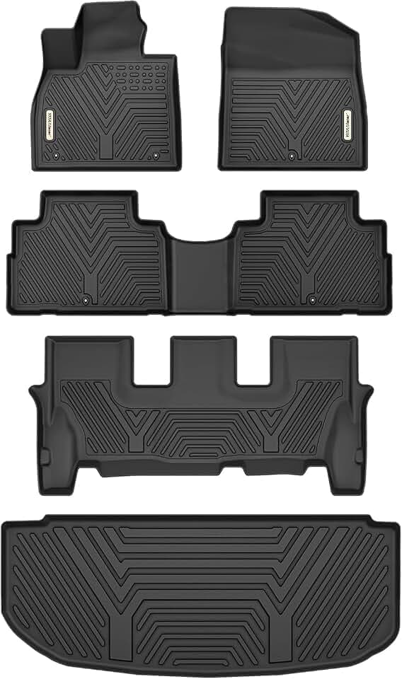 YITAMOTOR Floor Mats for Hyundai Palisade 2020-2025 8 Seat Bench Seats