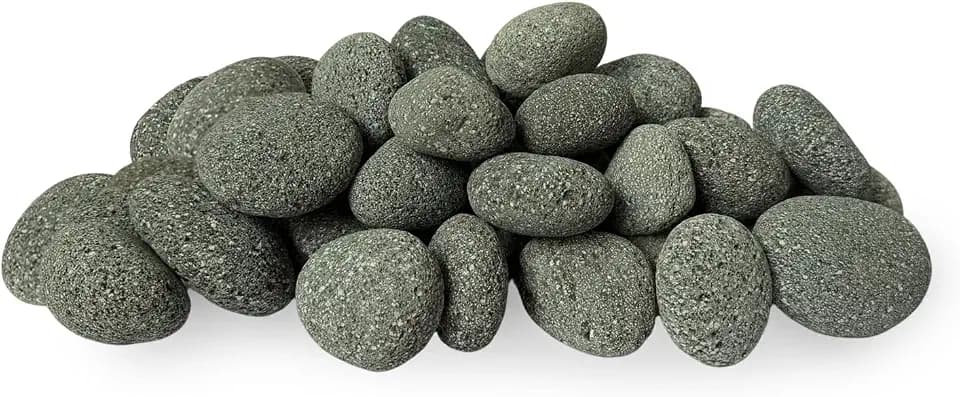 42 lbs Sauna Stones,Hand‑Selected Heat‑Retaining Volcanic Sauna Rocks
