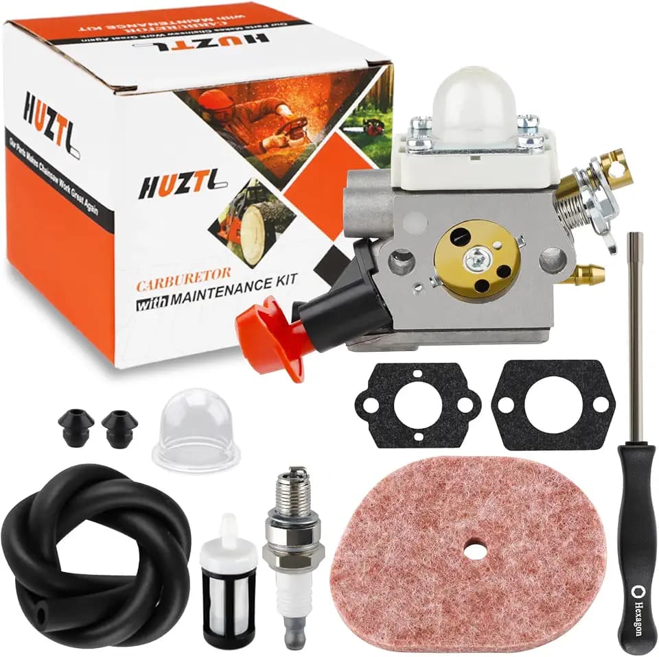 HUZTL FS56RC C1M-S207A Carburetor for Stihl FS 56 RC 56RC FS56R FS40 FS50 FS56 FS70 FS70R FS70RC FS 75 RC MS56 KM56 KM56RC Trimmer Brushcutter Replace 4144-120-0603 4144-120-0600