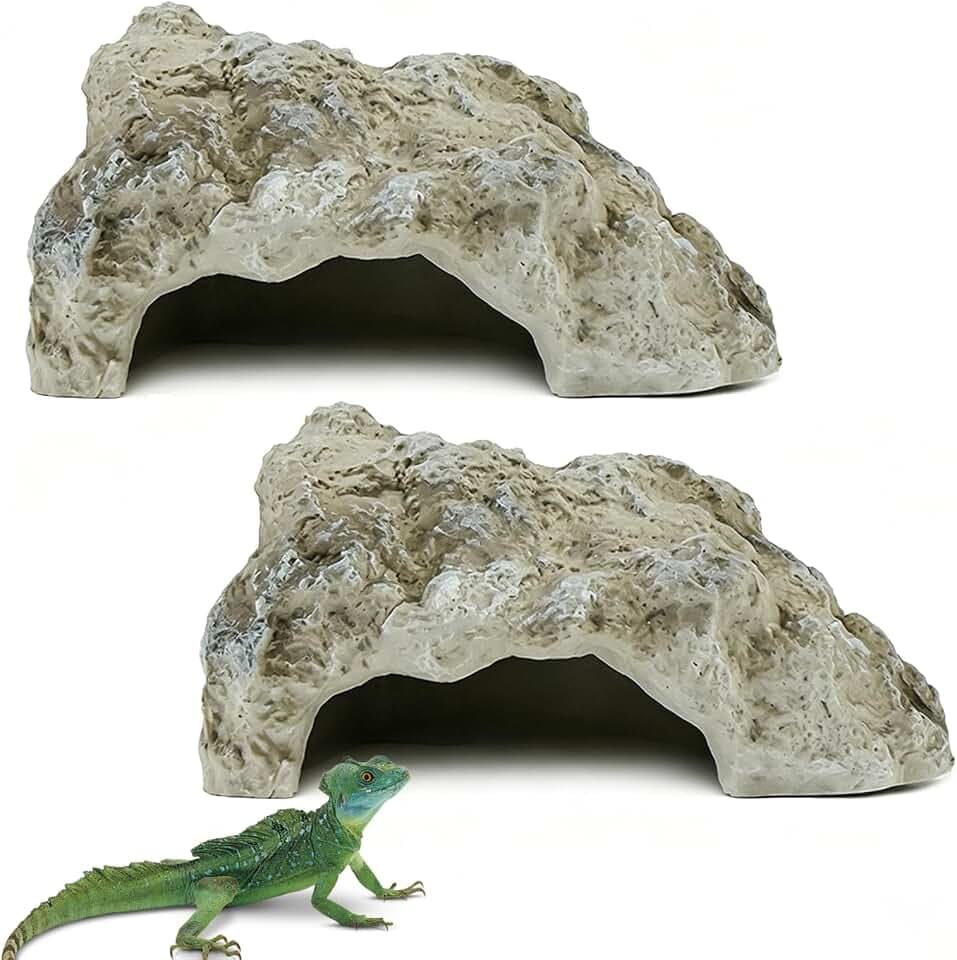 Reptilienversteck, Felsenhöhle, Schildkröte, Schlange, Frösche, Eidechsen, Terrarium, Lebensraum, Dekoration, Sonnenplattform, Höhle, Ornament, Amphibien, kleine Fische, Schildkröte, Aquarium, Zubehör
