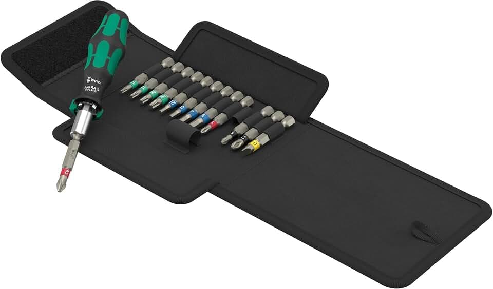 Wera 05051060001 Kraftform Kompakt 838 RA S Set 1, 14-teilig