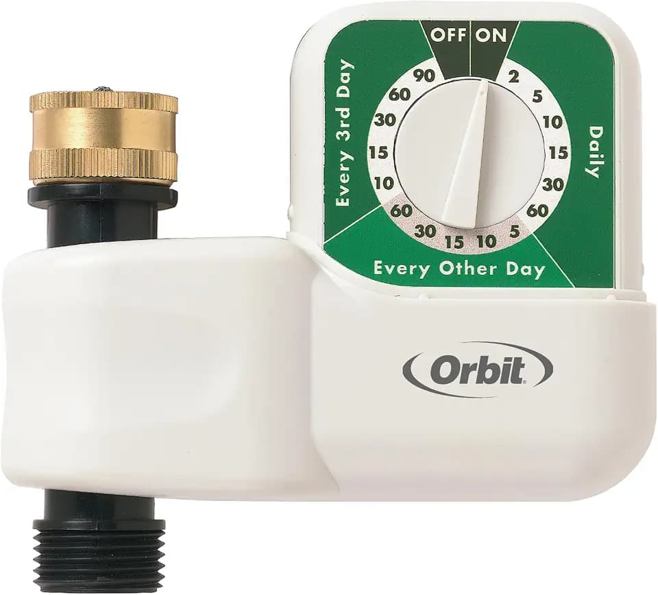 Orbit 62024 Single-Dial Hose Watering Digital Timer, "3"" x 7.5"" x 9.5"""