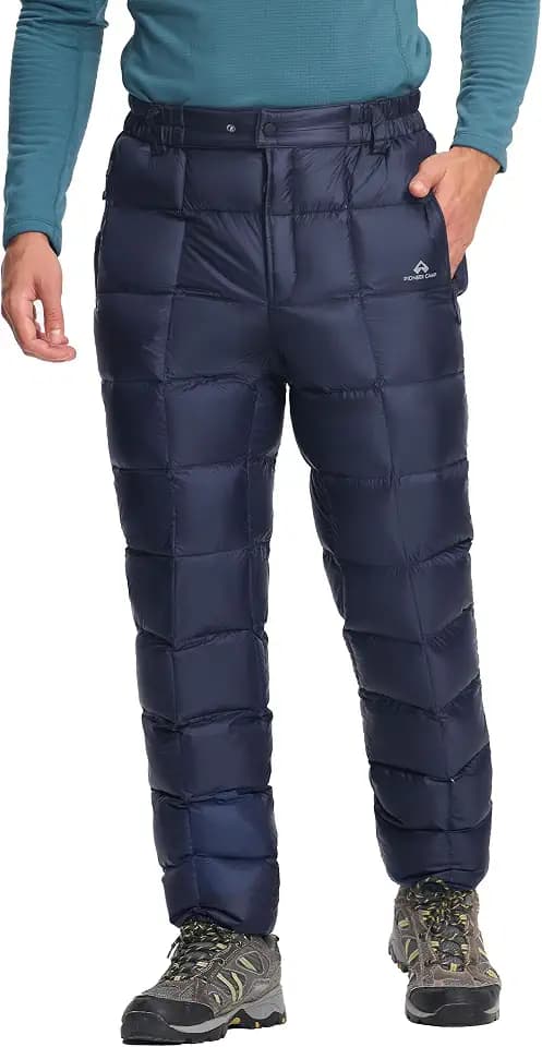 Pioneer Camp Daunenhose Herren Dicke Warm Ultraleicht Schnee Skifahren Thermische Hitze Heißer Outdoor Winddichte Daunenhose Winterhose, Perfekt für kalte Wetterbedingungen