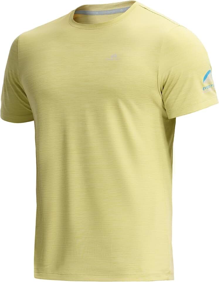Pioneer Camp Sportshirt Herren Kurzarm Atmungsaktive Leicht Running Shirt Feuchtigkeitsableitend Elastisch Performance Funktionsshirt für Bergsteigen Trailrunning