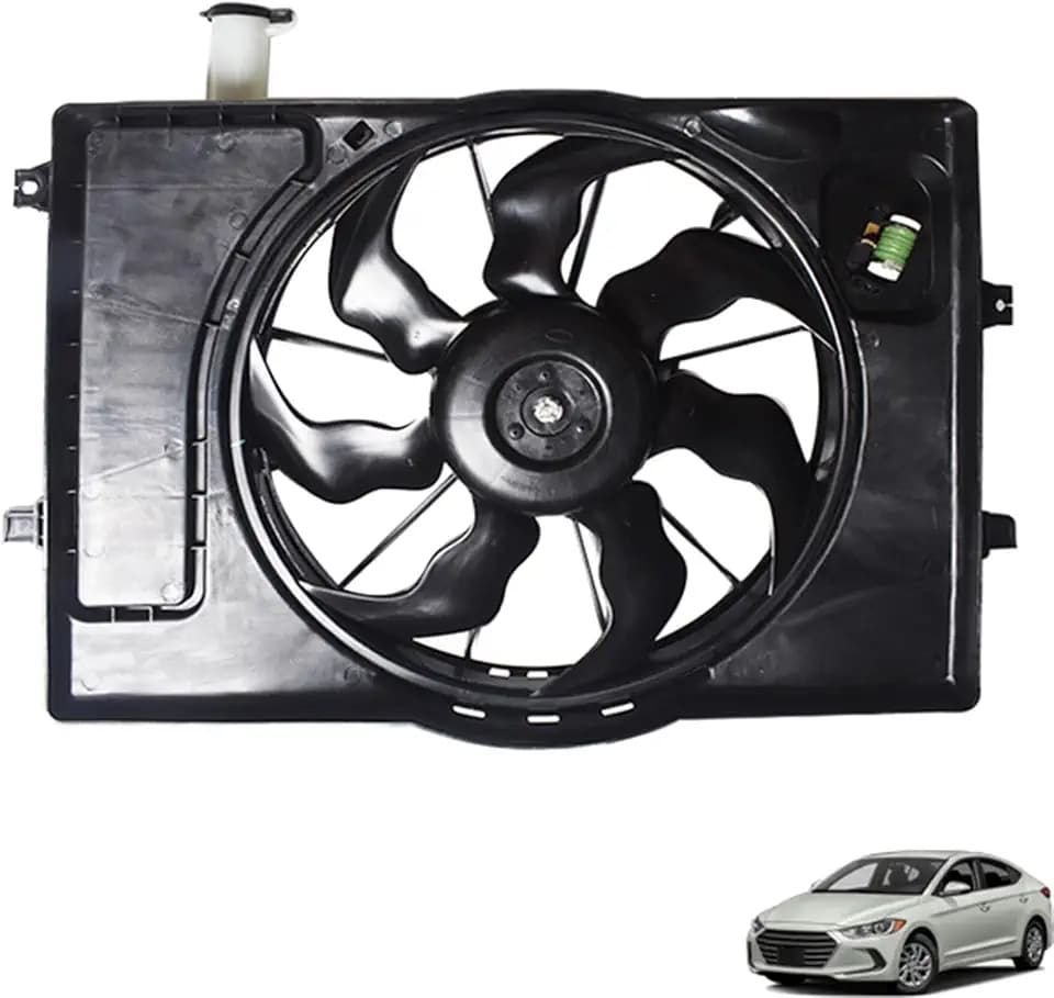 Radiator A/C Condenser Cooling Fan Replacement for Elantra 2017-2019