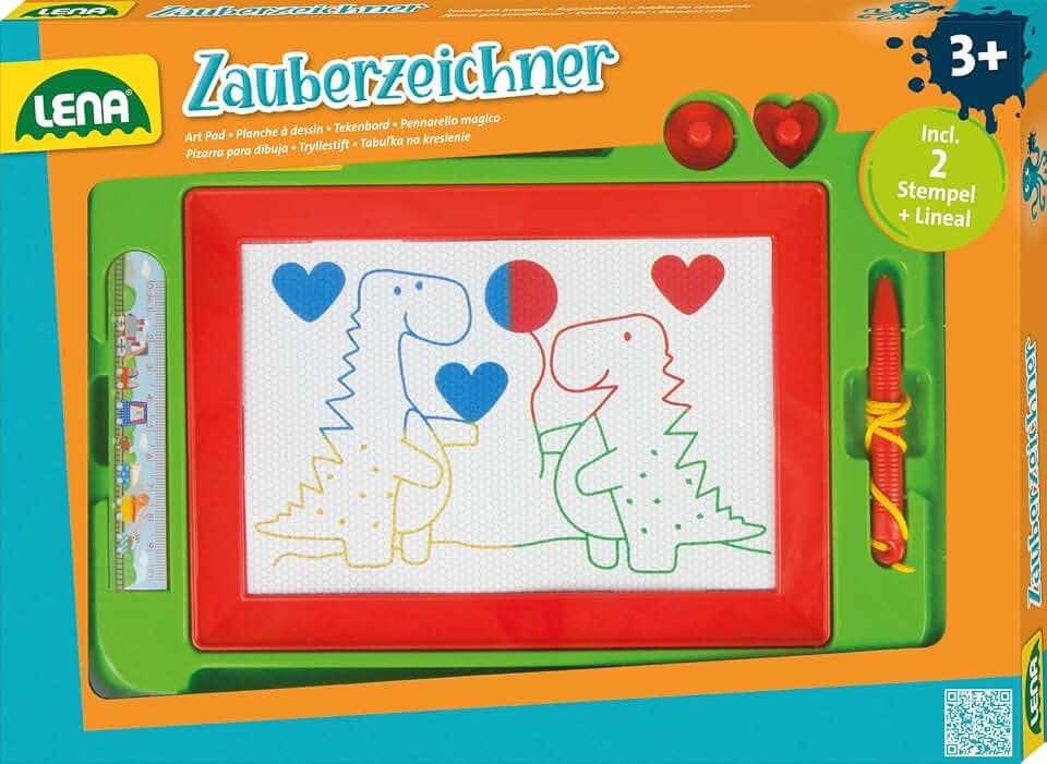 Lena 65716 x Magnetmaltafel, Grün, Blau