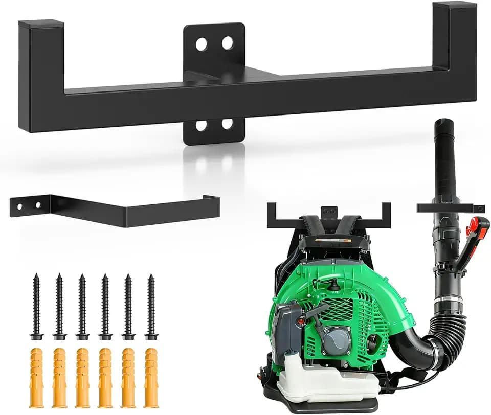 Backpack Leaf Blower Hanger with Hose Holder,1 Pack Backpack Blower Rack