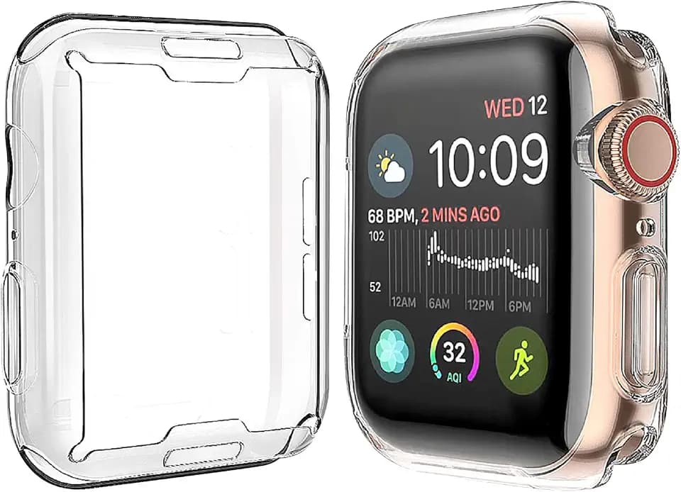 Julk Soft Screen Protector Case for 40mm Apple Watch SeriesSE3/SE2/SE/6/5/4