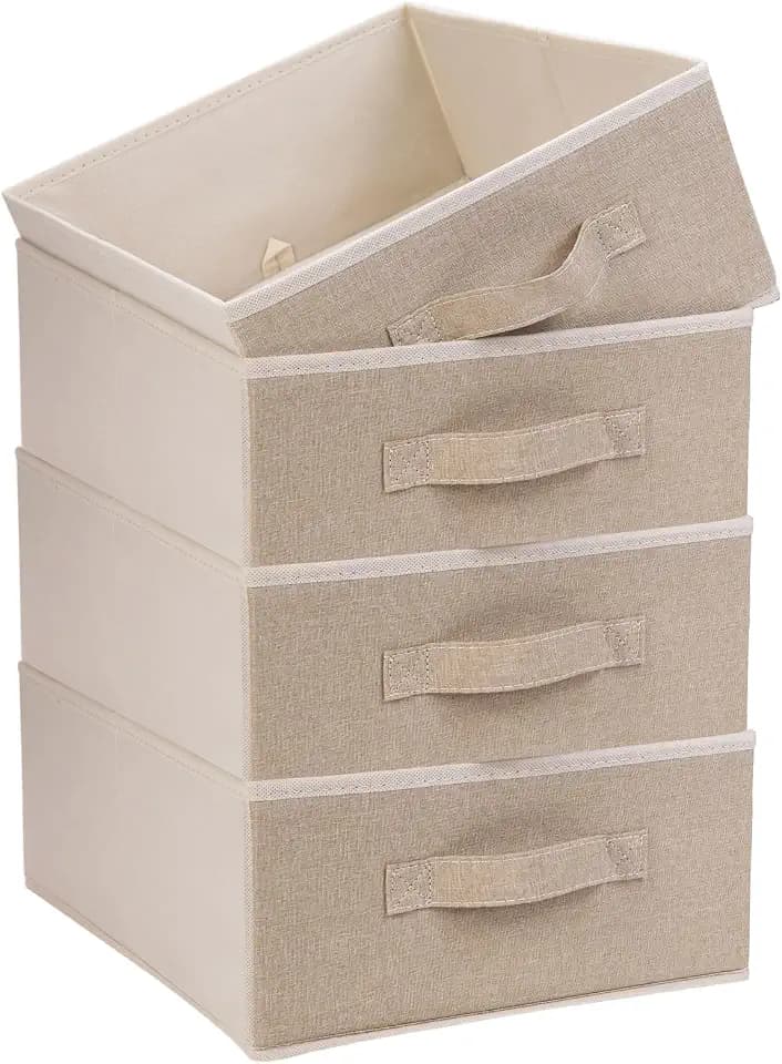 Aufbewahrungsboxen Stoff Groß Schubladen Organizer für Kleidung