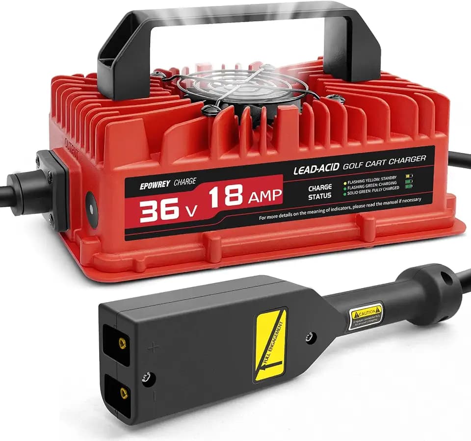EPOWREY 18 AMP 36 Volt Golf Cart Battery Charger for EZGO TXT