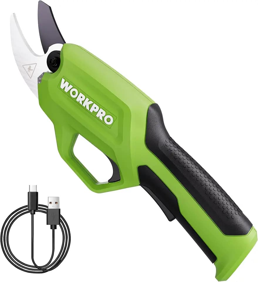 WORKPRO 7.2V Electric Pruning Shears, 0.8" Cutting Diameter