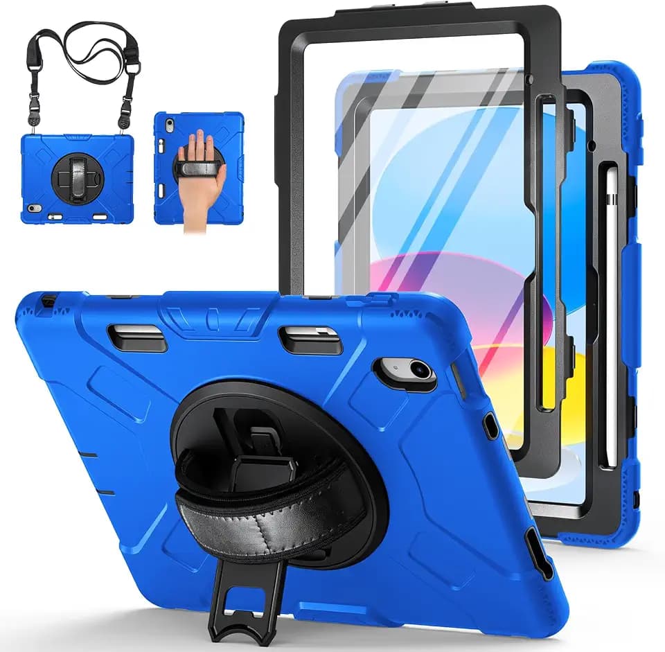 Miesherk STOCK for iPad (A16) 11th/10th Generation Case 2025/2022 Blue