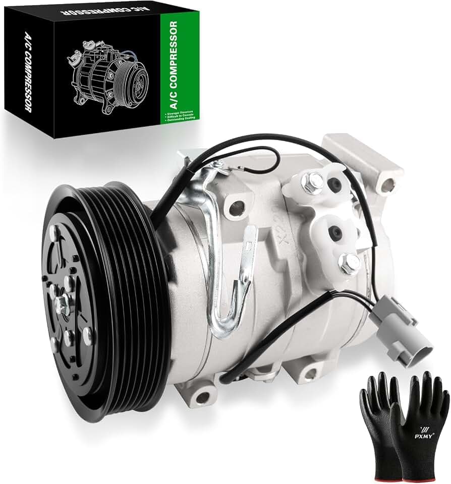 Air Conditioner AC Compressor with A/C Clutch for 2002-2006 Camry 2.4L