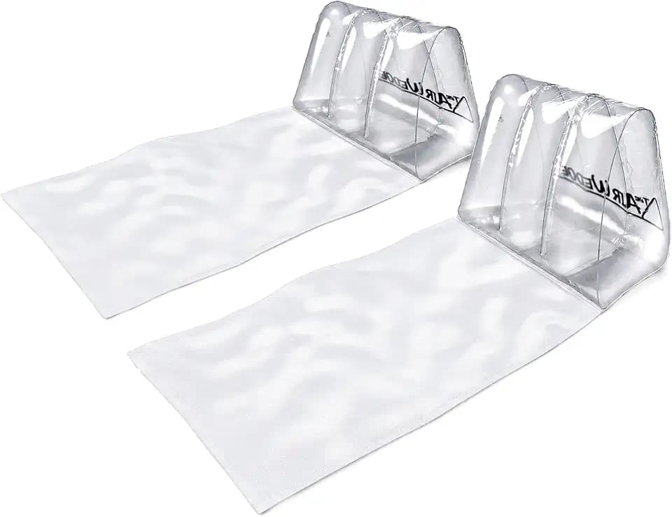 GoFloats AirWedge Inflatable Beach Chair - Relax with The Comfort of Air (2-Pack)