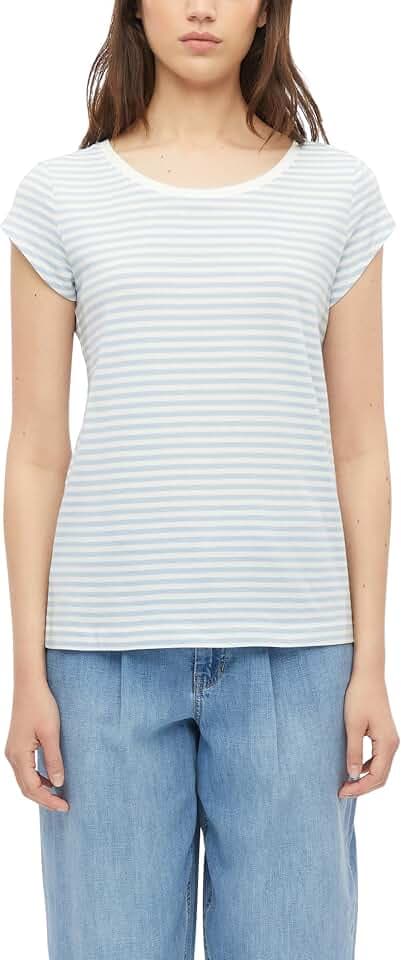 s.Oliver Damen 2178727 T-Shirt gestreift (1er Pack)