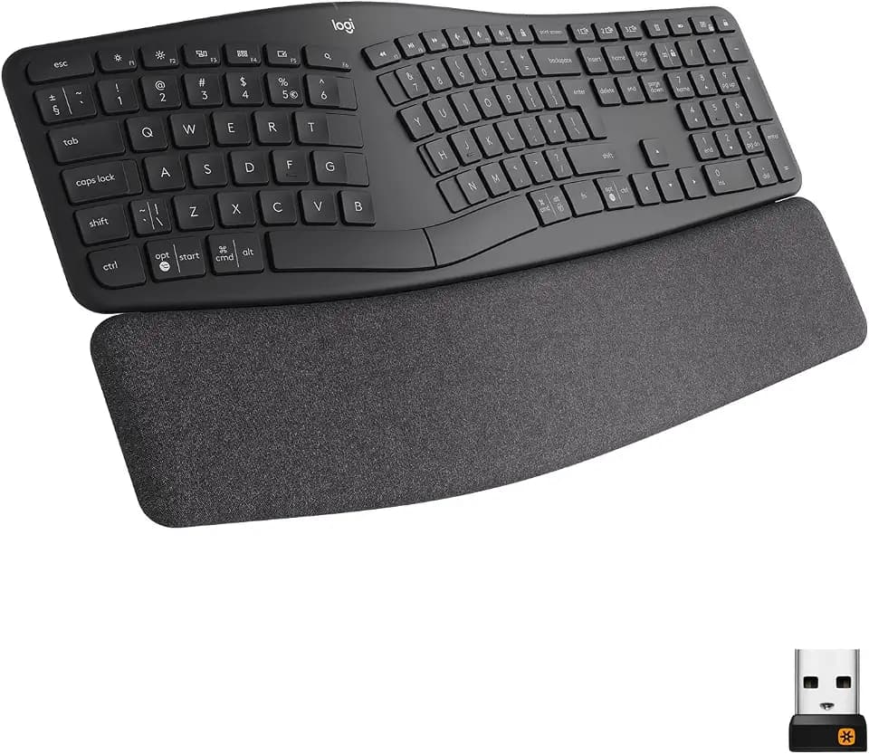 Logitech ERGO K860 for Business geteilte kabellose Tastatur