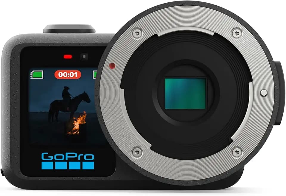 GoPro Mission 1 PRO ILS – Kompaktes Kinokameragehäuse für Micro-Four-Thirds-Objektive mit 8K60-Video, 1-Zoll-Sensor, hervorragender Leistung bei schwachem Licht, 50-MP-Fotos, 960-fps-Zeitlupe