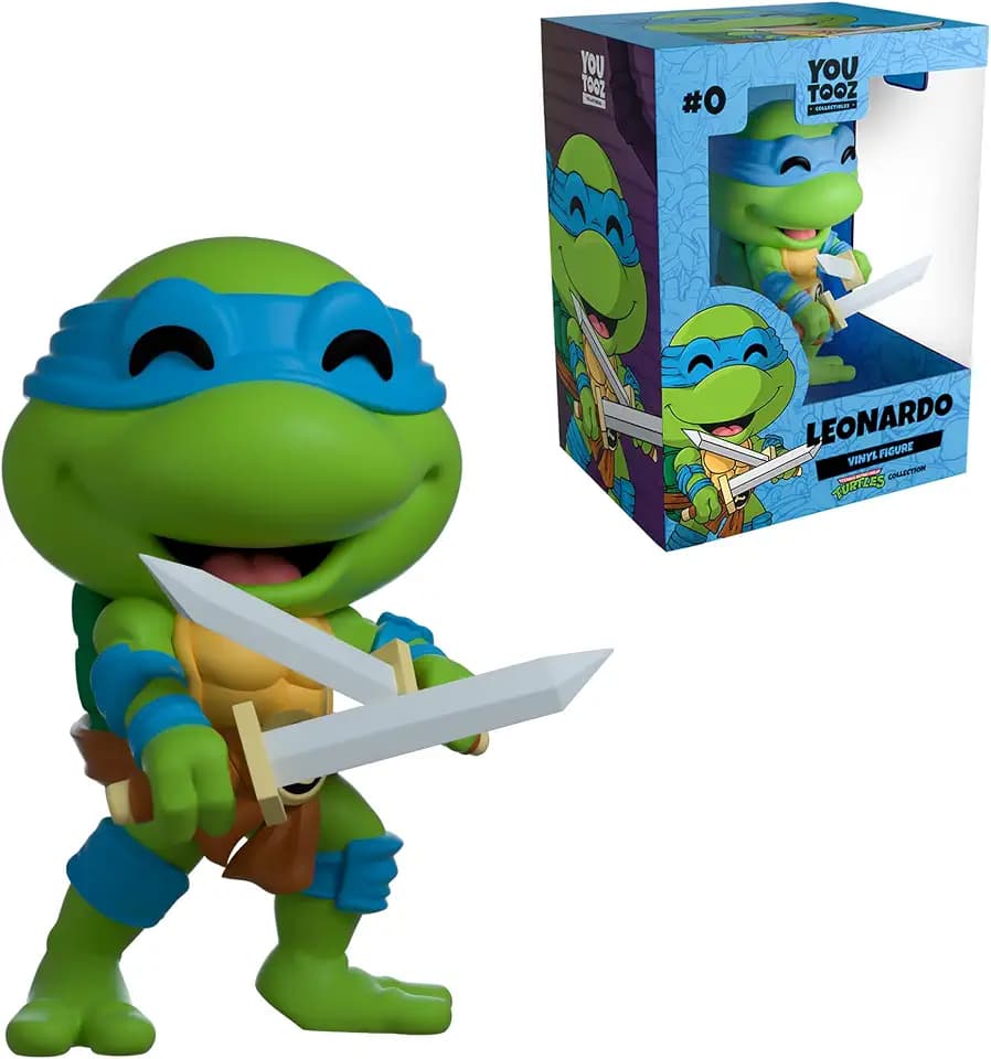 You Tooz Leonardo 10,7 cm Vinyl-Figur, Sammlerstück Leonardo aus Teenage Mutant Ninja Turtles Figur von Youtooz Teenage Mutant Ninja Turtles Collection