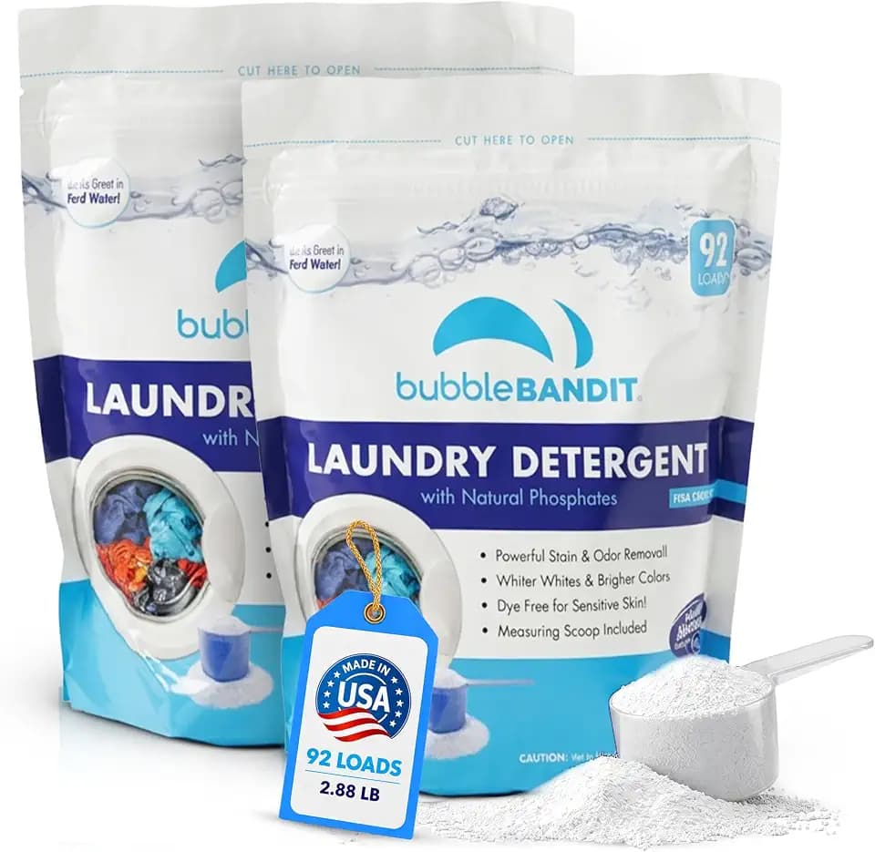 Laundry Detergent Powder with Phosphate, 46 Ounce, Pack of 2