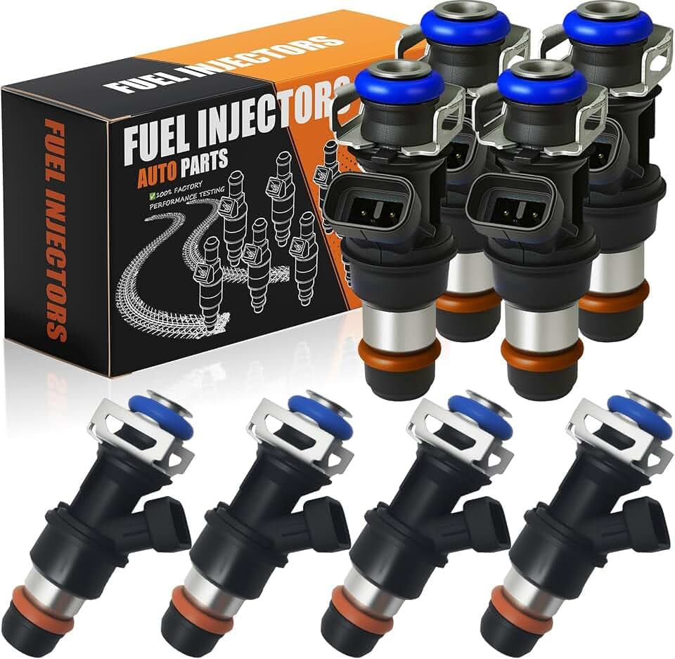 17113553 Upgraded [4.8/5.3/6.0L] 4-hole Fuel Injectors Fit for:-Chevy Express 1500/2500/3500, Silverado 1500/2500/3500, Tahoe ;Fit for:-GMC Yukon, Sierra 1500/2500/3500-8Pcs, OE: MP10006