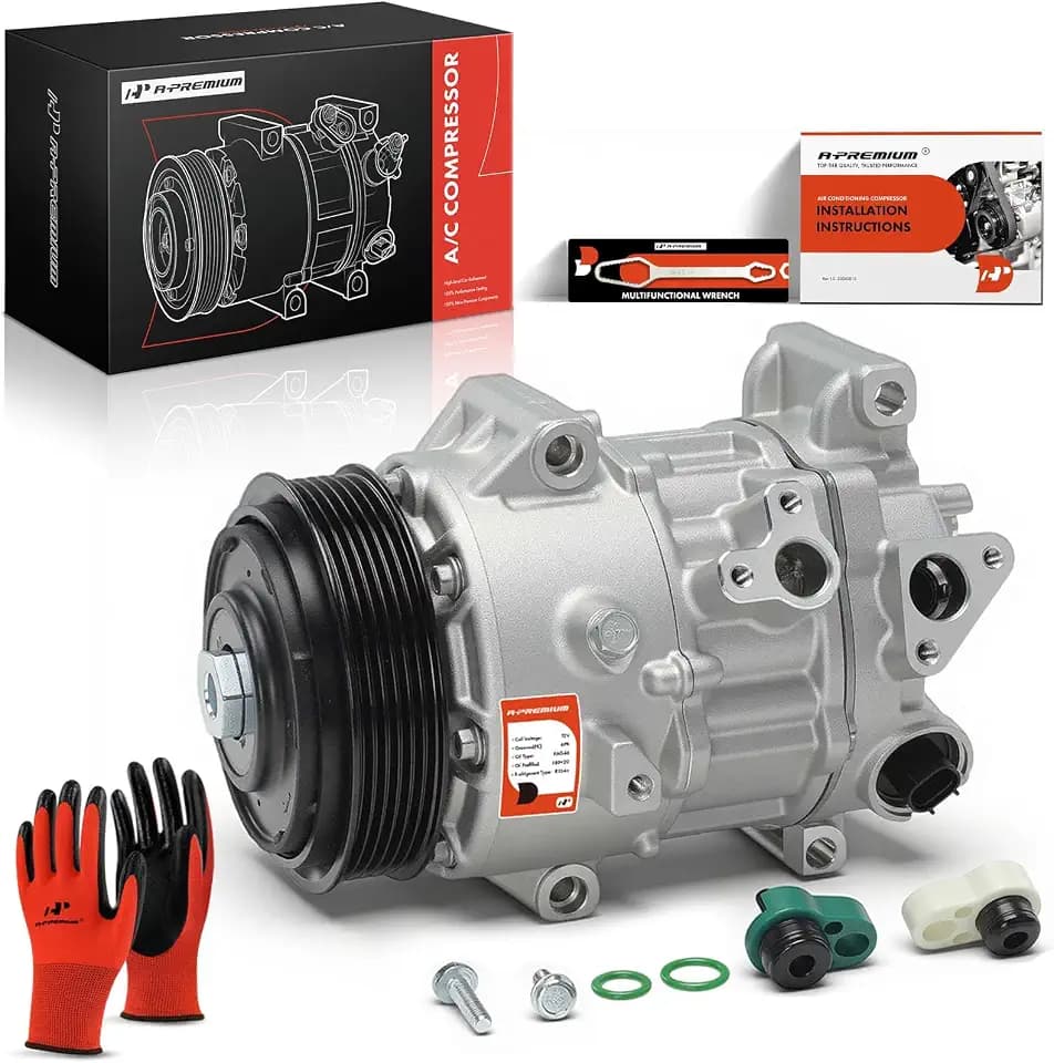 A-Premium Air Conditioner AC Compressor with Clutch