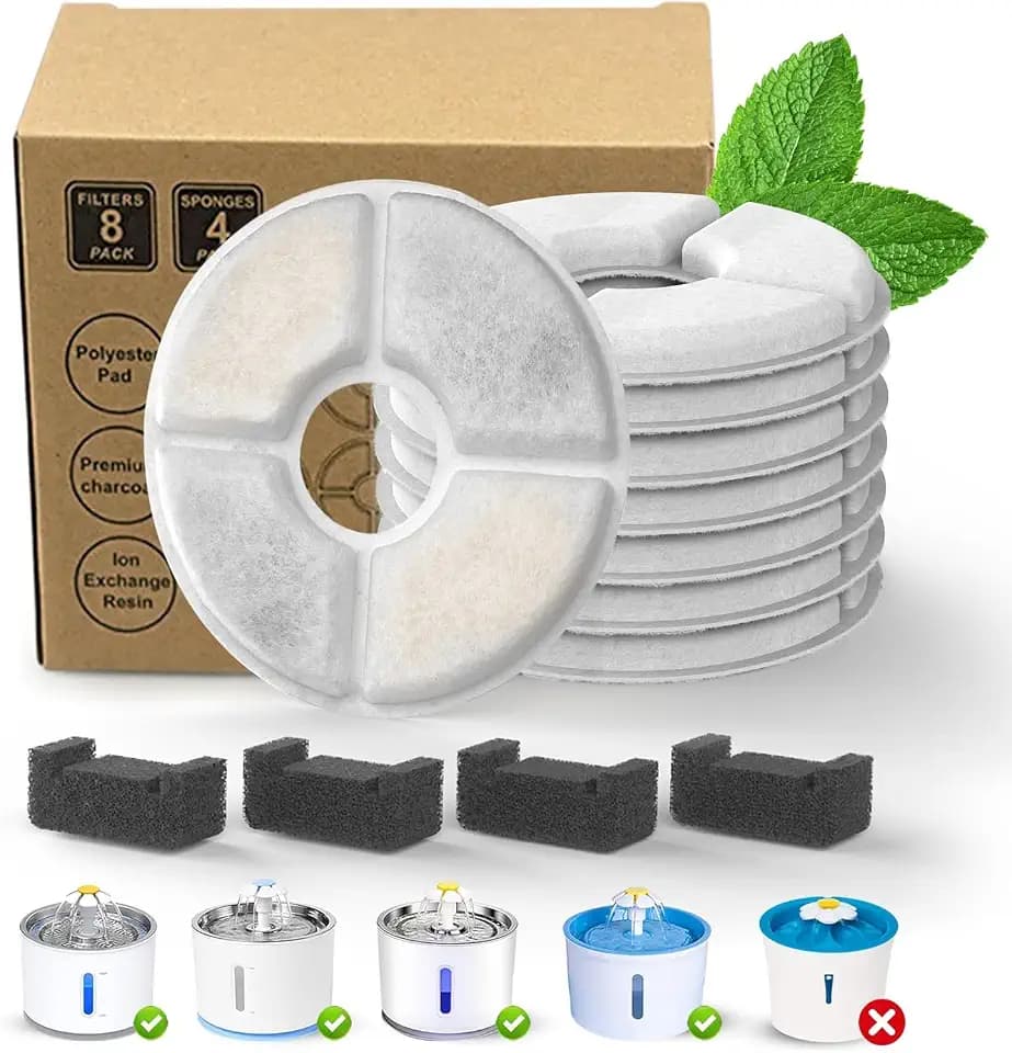 Cat Water Fountain Filter Replacement for Wonder Creature 81oz/2.4L