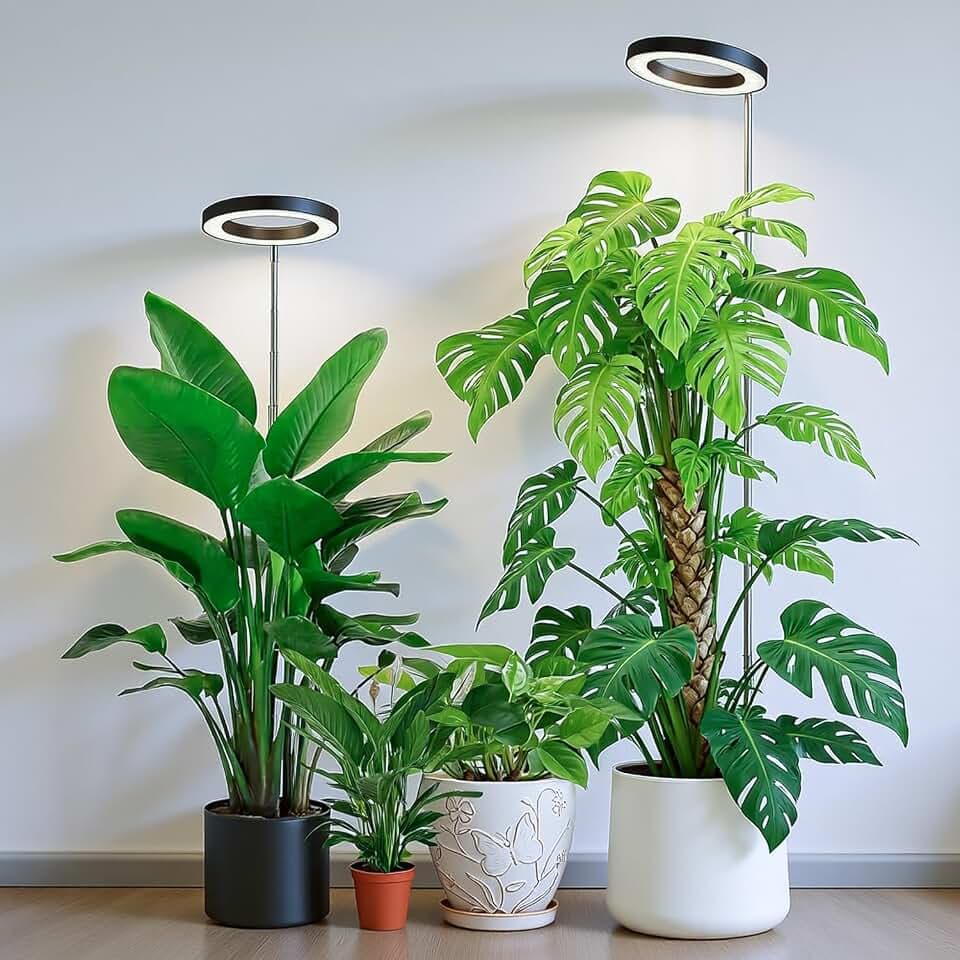 Kullsinss 6.3in Grow Light, Full Spectrum Plant Lights for Indoor Growing