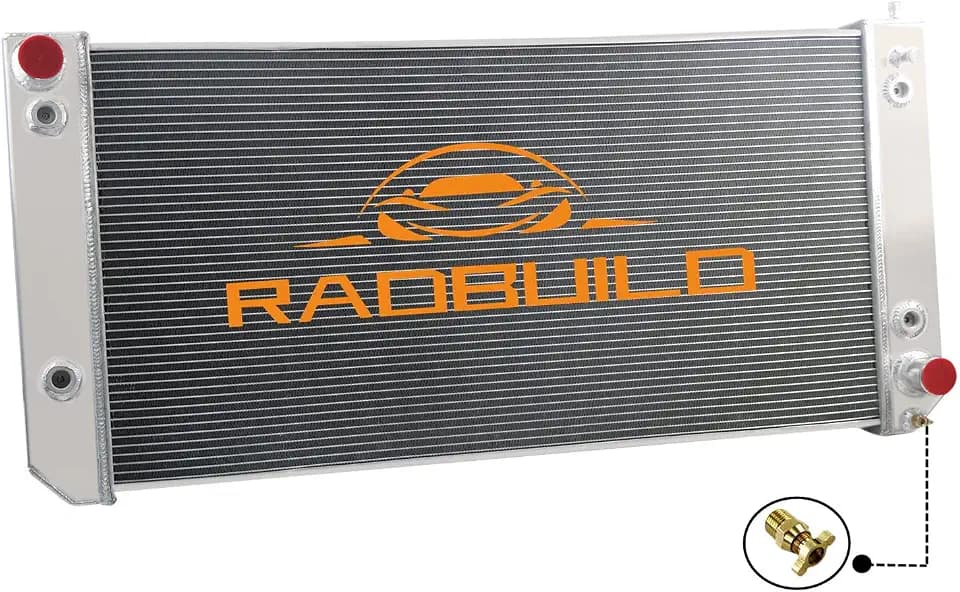 CU13296 Aluminum Radiator for 2003-2009 Chevy C4500 Kodiak/C5500 Kodiak Radiador for GMC C4500 Topkick/C5500 Topkick 3 Row Radiators 2003 2004 2005 2006 2007 2008 2009 03 04 05 06 07 08 09