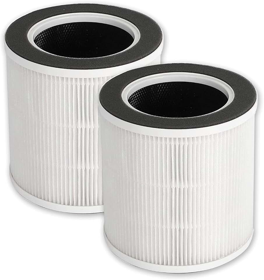PUREBURG ErsatzFilter kompatibel mit KLAMER 300i und Tristar AP-4787 & KOENIC KAP2521, Hokeki VK-6067B & Ultima Cosa Aria Fresca 300 Luftreiniger, 2er-Pack H13 HEPA