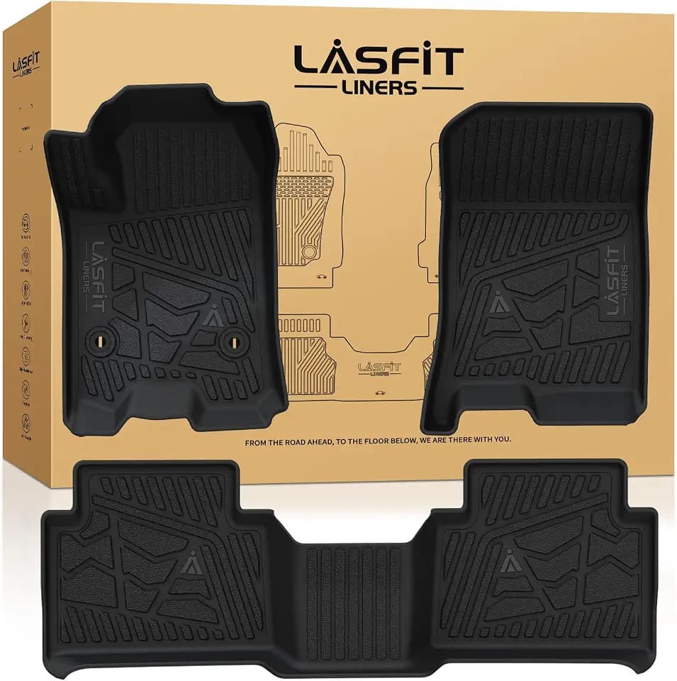 LASFIT Floor Mats for Chevrolet Colorado/GMC Canyon 2023-2026 Crew Cab