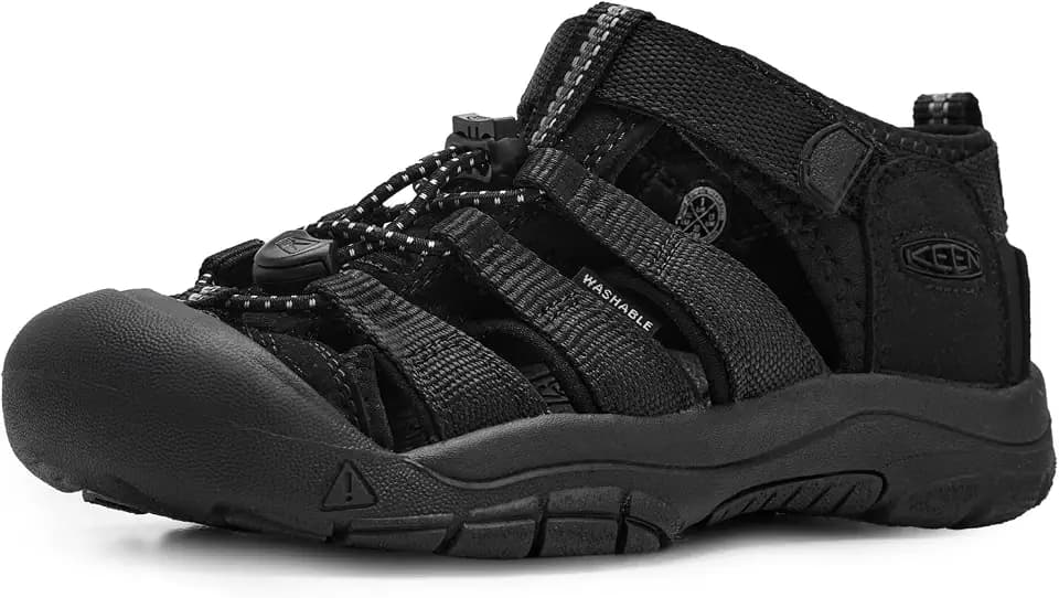 KEEN Unisex Newport H2 (Little Kid/Big Kid) Triple Black 2 Medium