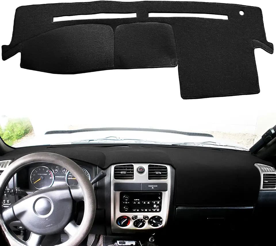 Dash Cover Mat Fit Chevy Chevrolet Colorado / GMC Canyon (Black)F189