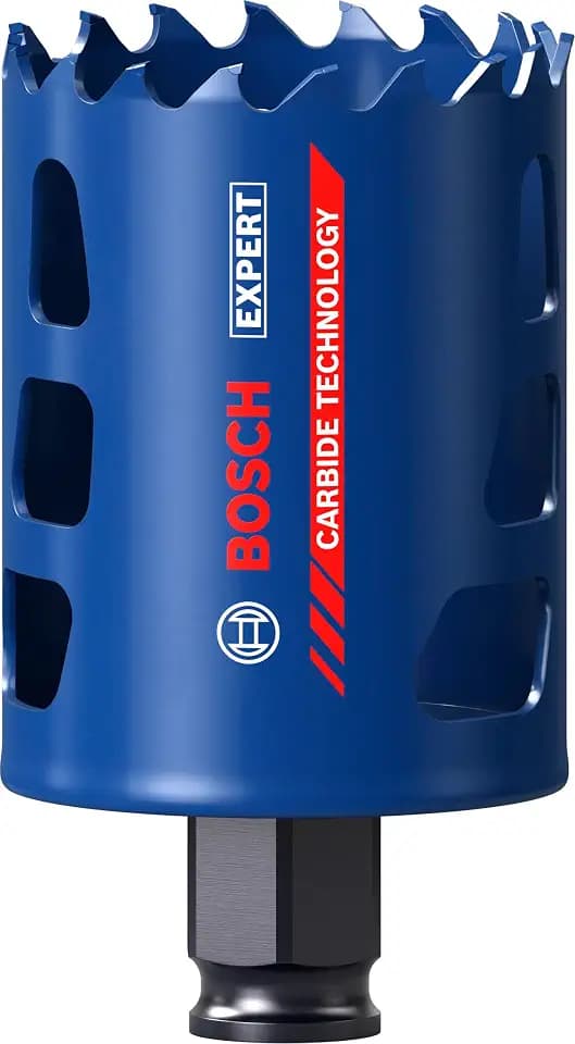 Bosch 1x EXPERT Multi Material Power Change Plus-Lochsäge (für Holz mit Metall, Ziegelstein, Ø 51 mm, Professional Zubehör Bohrmaschine)