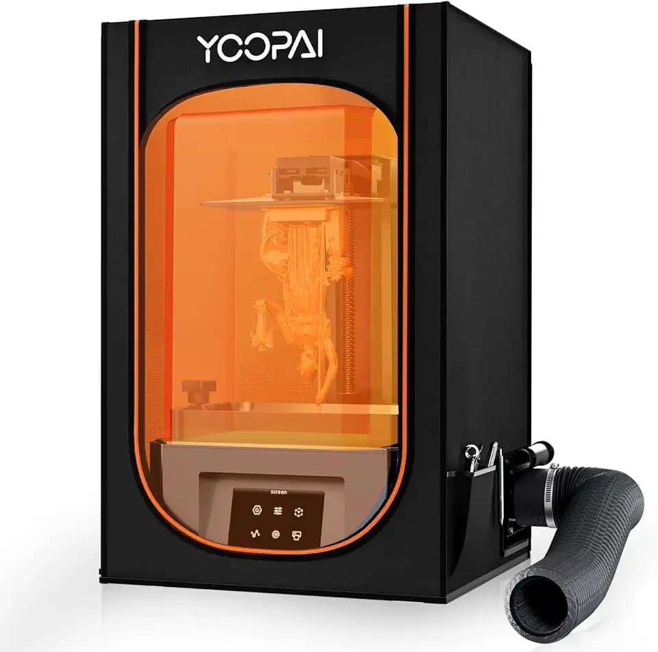 YOOPAI Resin 3D Drucker Gehäuse mit Belüftung, Multifunktionale 3D Drucker Abdeckung Beseitigen Sie Gerüche staubdicht Isolieren Sie Lärm für Creality Anycubic Elegoo Serie