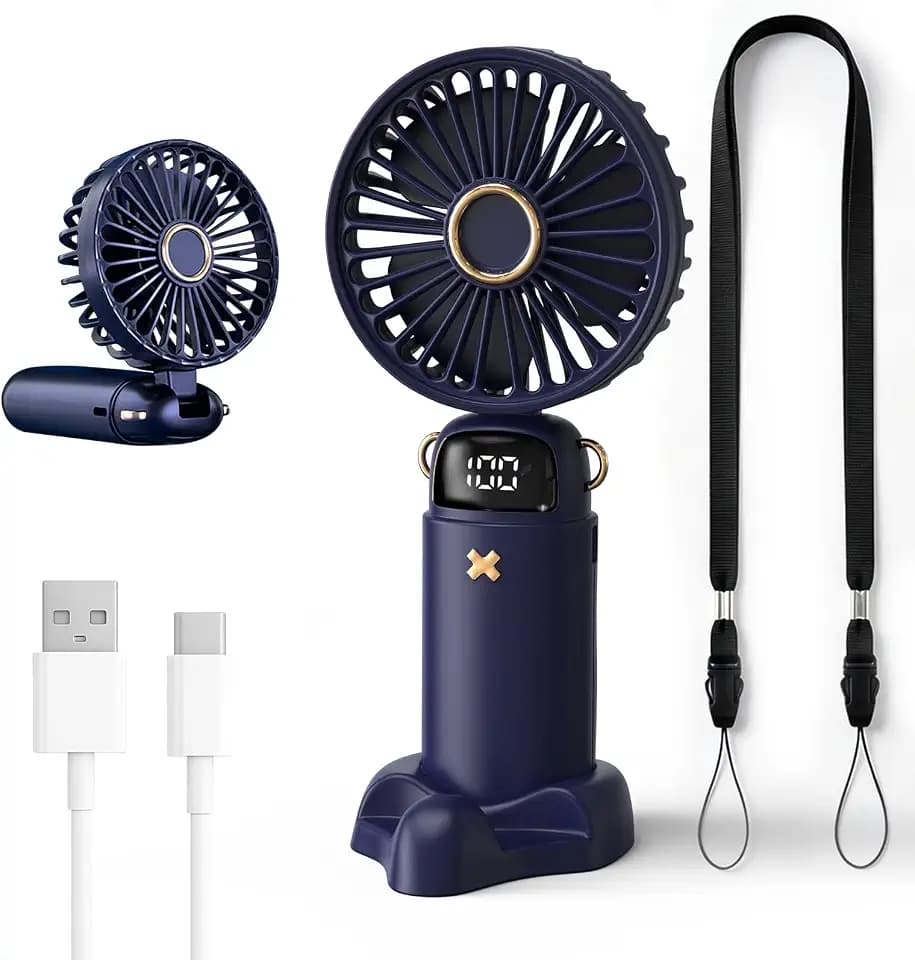 Ventilator Mini handventilator handheld fan klein portable aufladbar