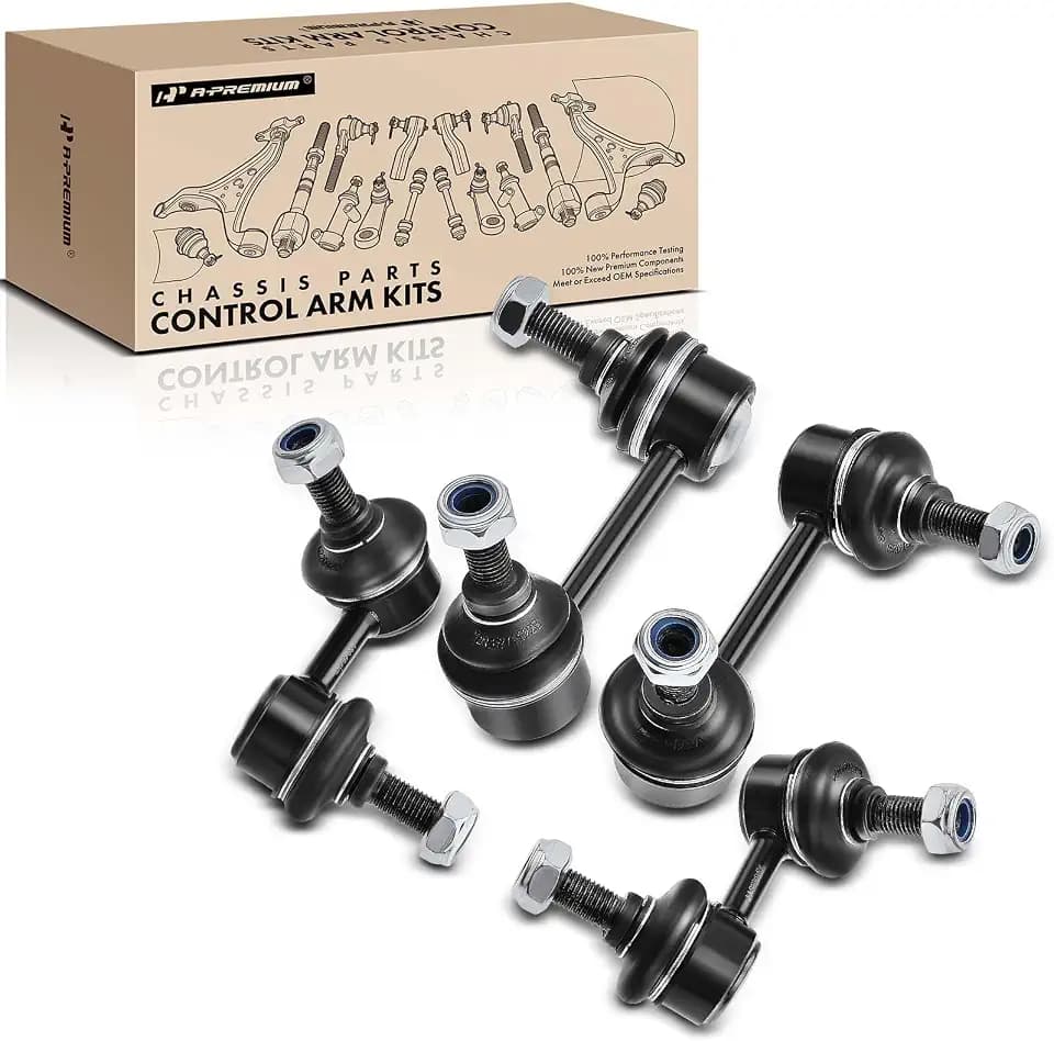 A-Premium Front & Rear Sway Bar Link Stabilizer Bar End Link Kit
