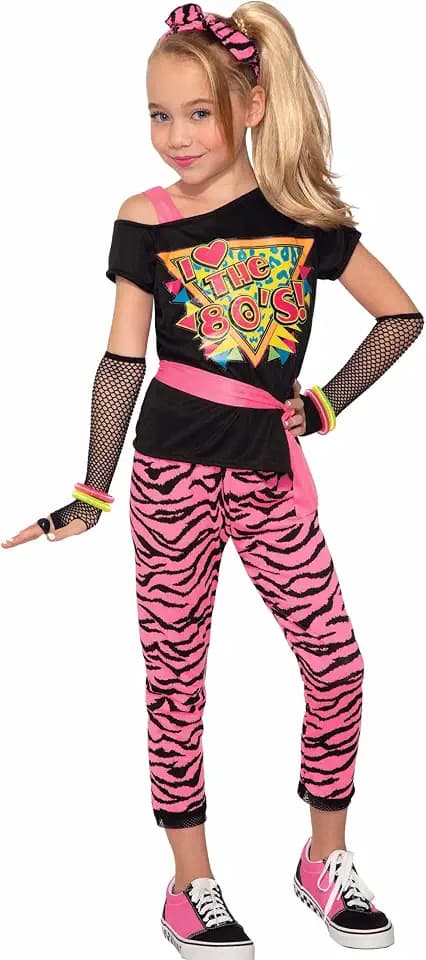 Forum Novelties Child's 80s Wild Child Costume, As Shown, Large