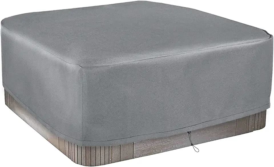 Schleuder Abdeckung Whirlpools, Rechteckige Whirlpool-Abdeckung Freien, wasserdicht, 100% UV-beständig,Protector-Spa (200 * 200 * 85 cm)