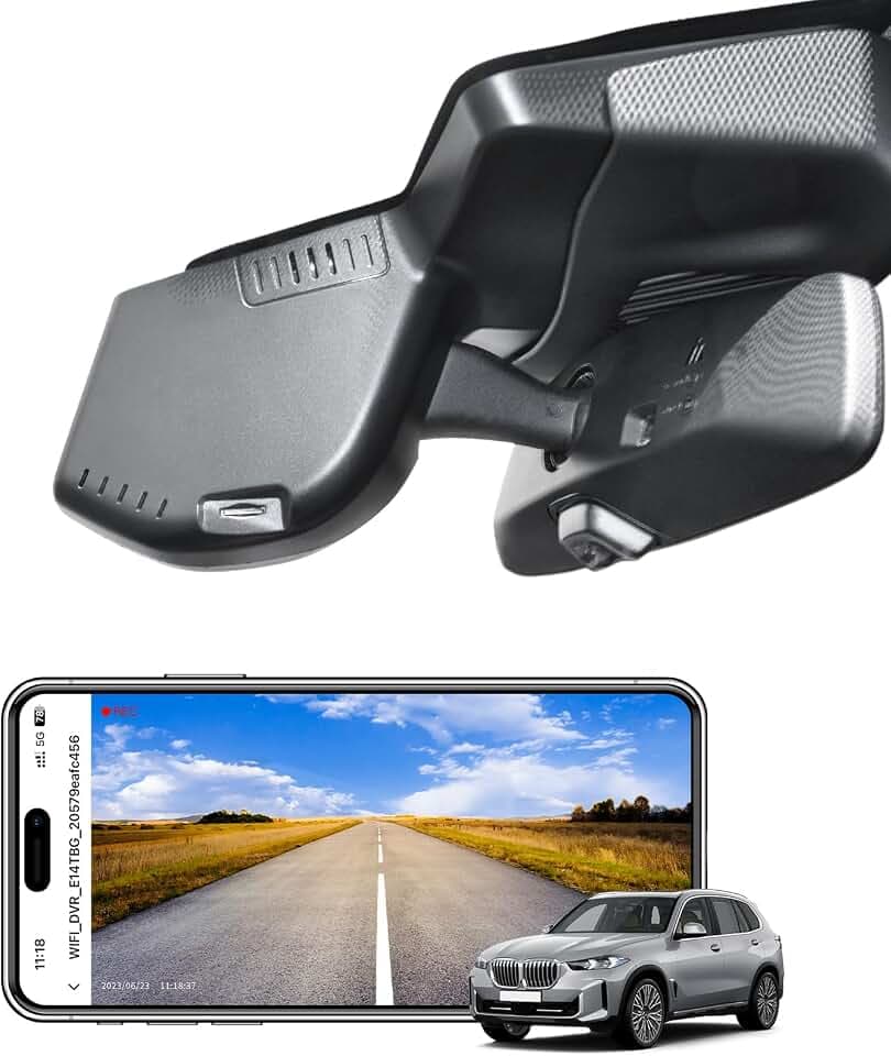 Mangoal 4K Dash Cam Custom for BMW X5 Gen4 G05 F95 2024+ Facelift (Model C)