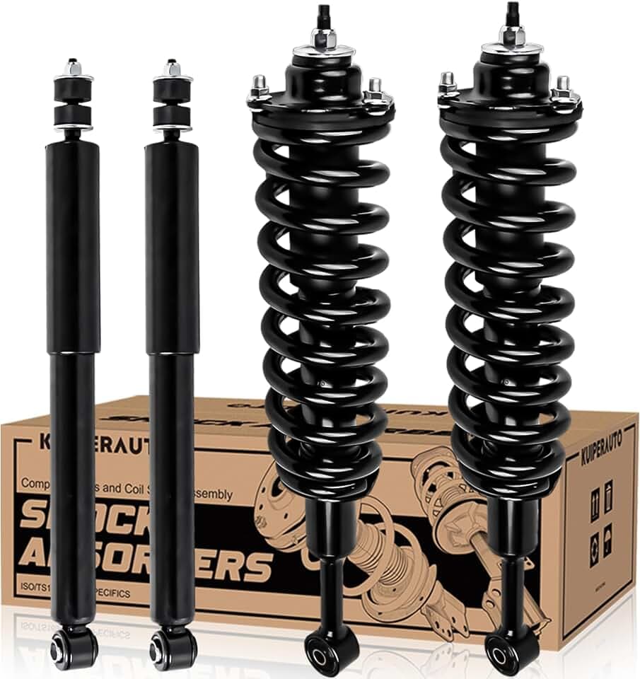 KUIPERAUTO Front and Rear Struts Complete Assembly Shocks Absorbers Compatible for 2007-2014 Toyota FJ Cruiser,171371L 171371R 4PCS