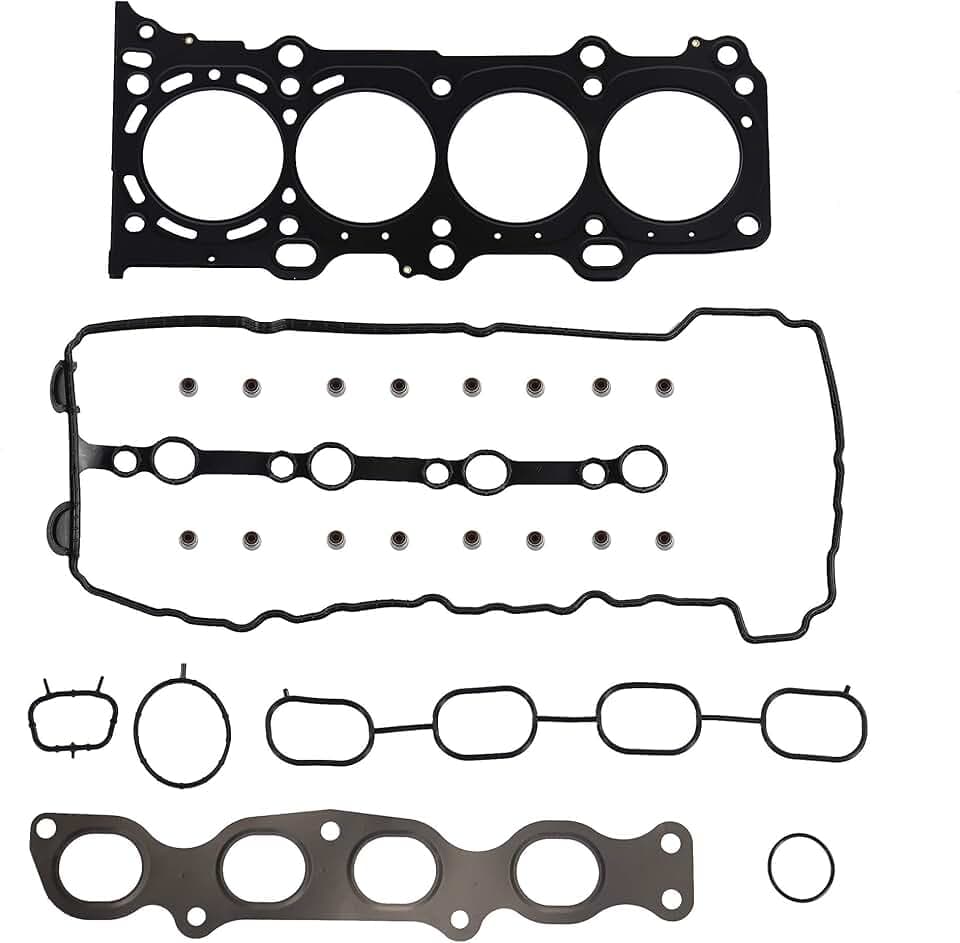 DNJ HGS534 Engine Cylinder Head Gasket Set, Complete Head Repair Kit for 2009-2013 Suzuki Grand Vitara Kizashi 2.4L L4 16V DOHC 2393cc
