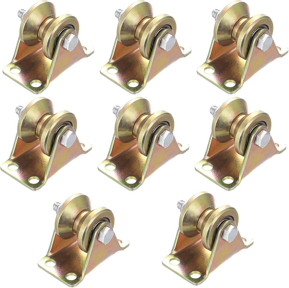8 Stück Umlenkrolle, 1,2 Zoll, V-Nut, Montageloch 6mm