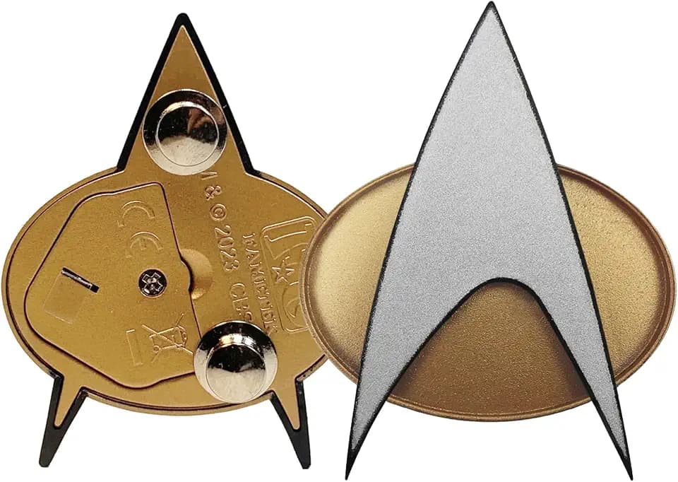 Star Trek The Next Generation Chirping Communicator Badge NON-BLUETOOTH