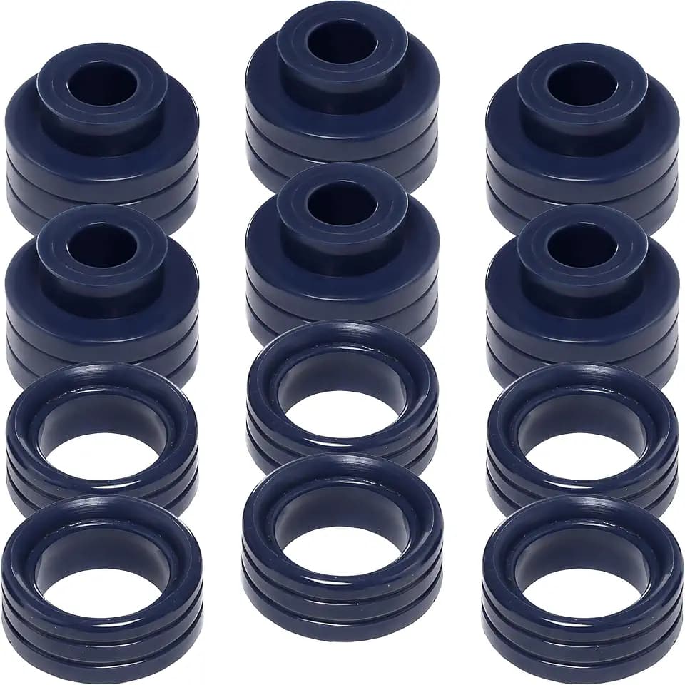 Complete AUTOACER 12pc Front & Rear Body Cab Mount Bushing Kit in High Grade Polyurethane Fits RAM 1500 (1994-2001) 2500 (1994-2002) 3500 (1994-2002). Standard Cab Models 2WD / 4WD