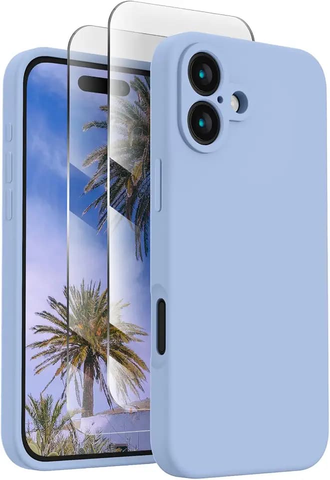 FireNova Designed for iPhone 16 Case, 6.1", Light Blue