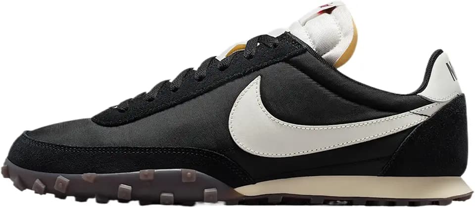 Nike Waffle Racer Men's Shoes (Black/Coconut Milk/Gum Dark Brown/Sail) Size 6