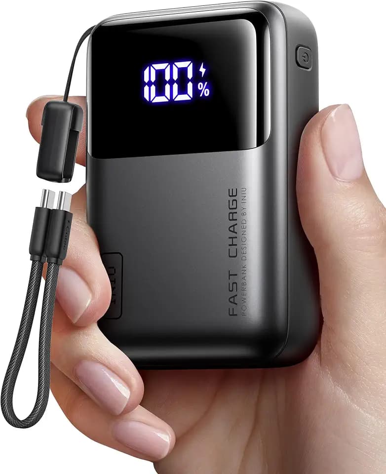 INIU Laptop Power Bank, Smallest 20000mAh 65W Fast Charging Battery Pack